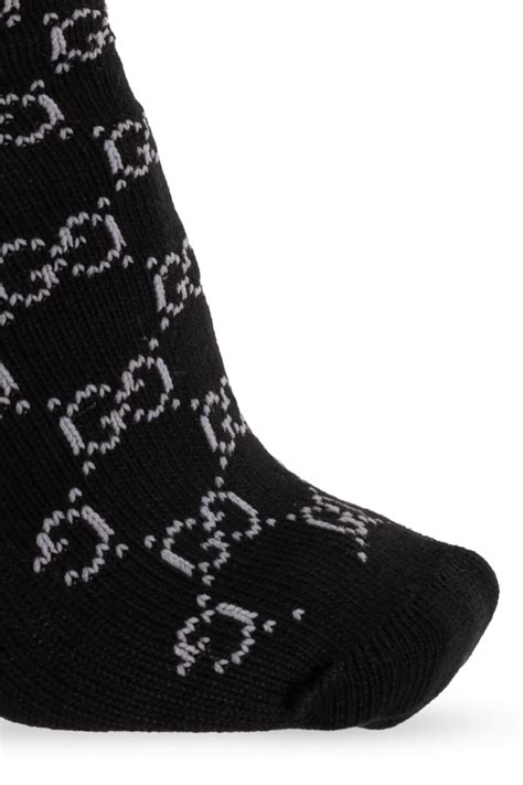 gucci crystal socks|Gucci monogram socks.